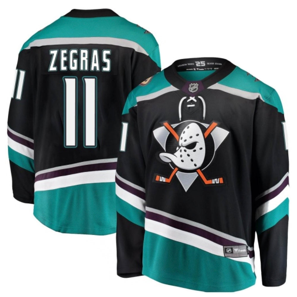 NHL Trevor Zegras Anaheim Ducks 11 Jersey