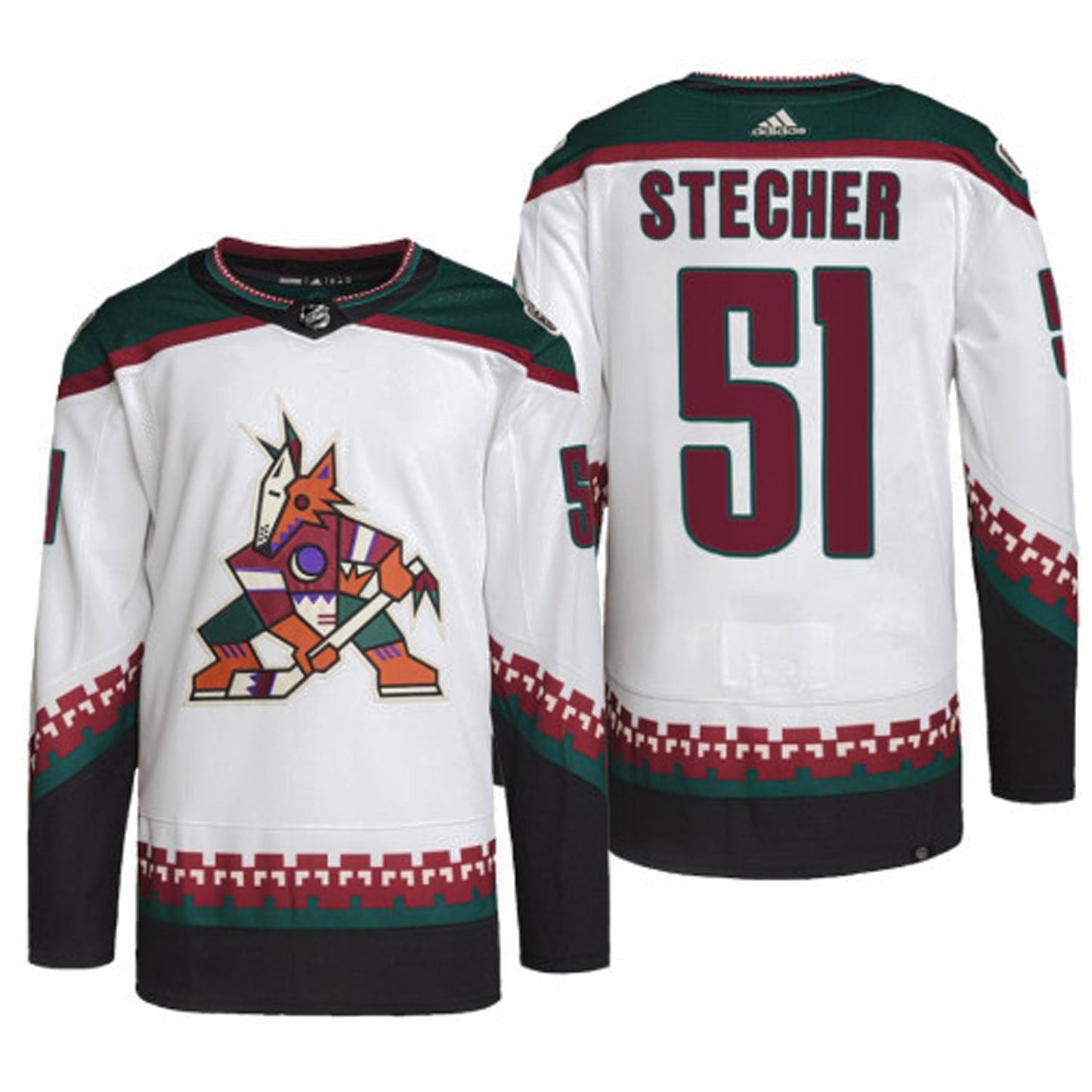 NHL Troy Stecher Arizona Coyotes 51 Jersey