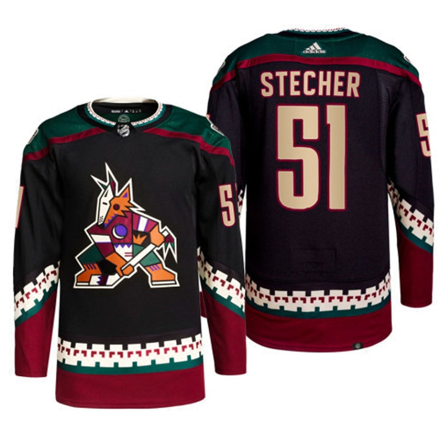 NHL Troy Stecher Arizona Coyotes 51 Jersey