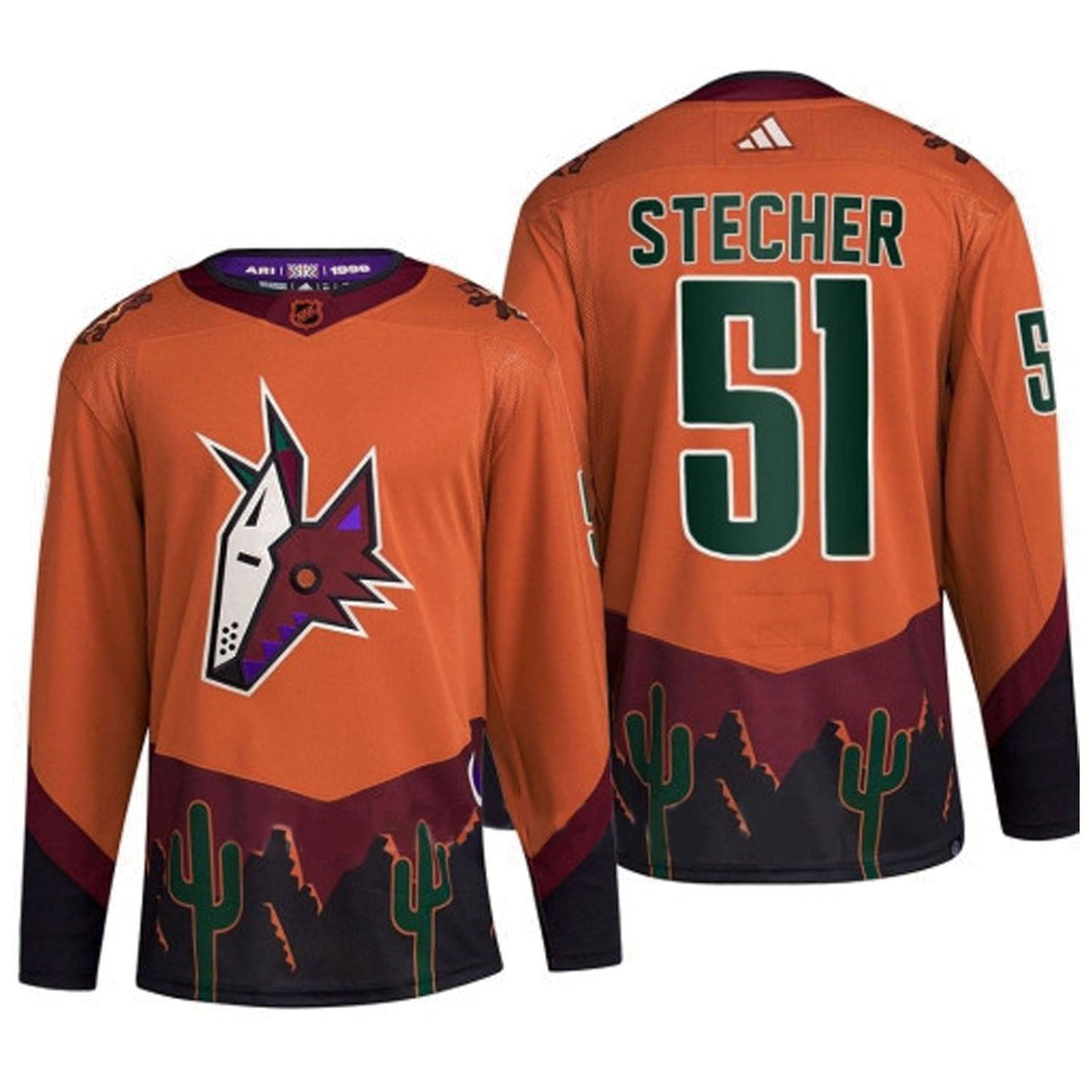 NHL Troy Stecher Arizona Coyotes 51 Jersey