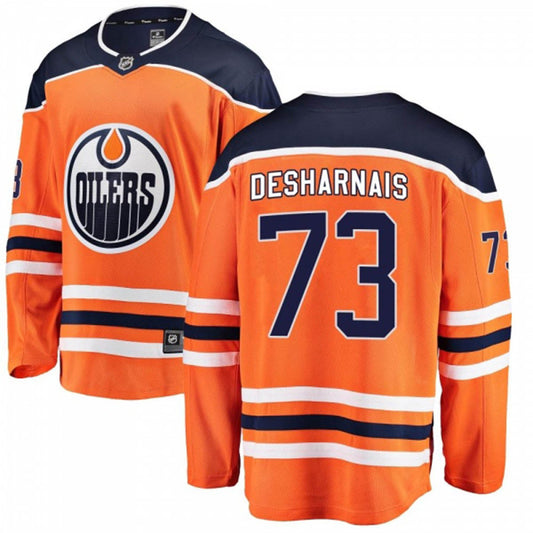 NHL Vincent Desharnais Edmonton Oilers 73 Jersey