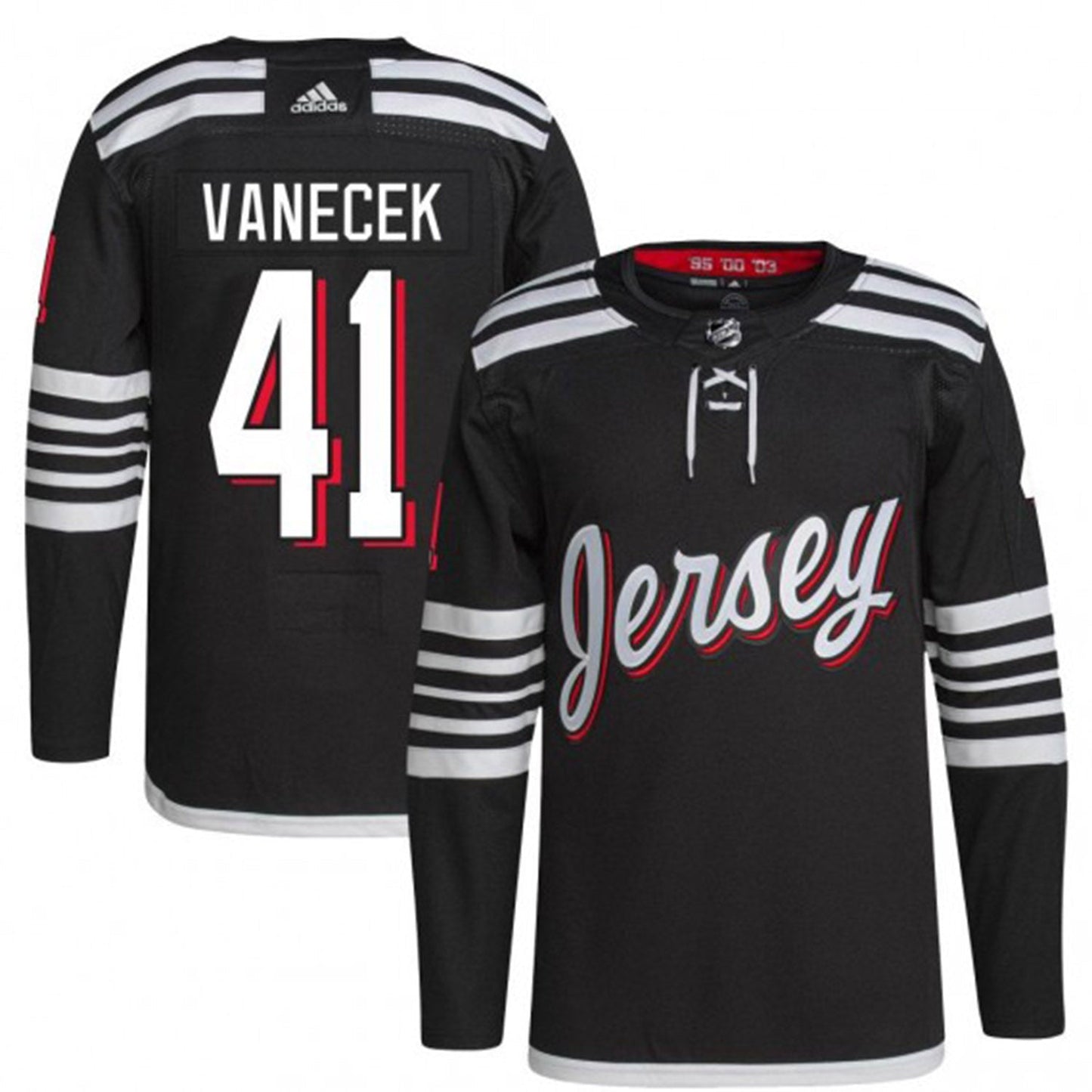 NHL Vitek Vaneek New Jersey Devils 41 Jersey