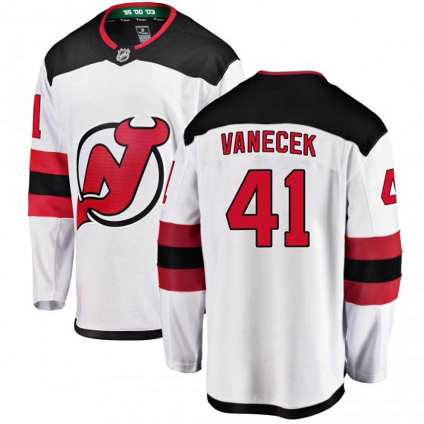 NHL Vitek Vaneek New Jersey Devils 41 Jersey