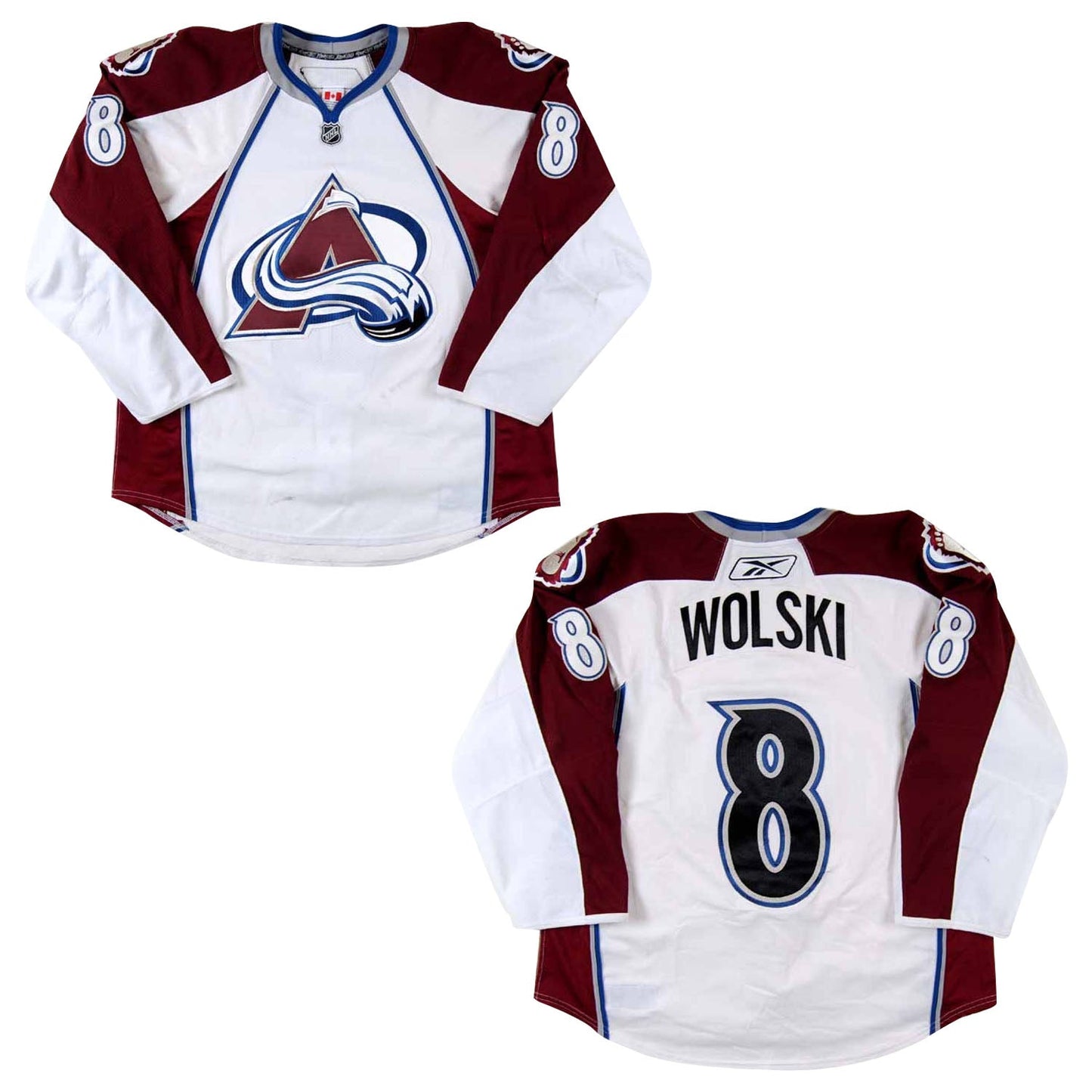 NHL Wojtek Wolski Colorado Avalanche 8 Jersey