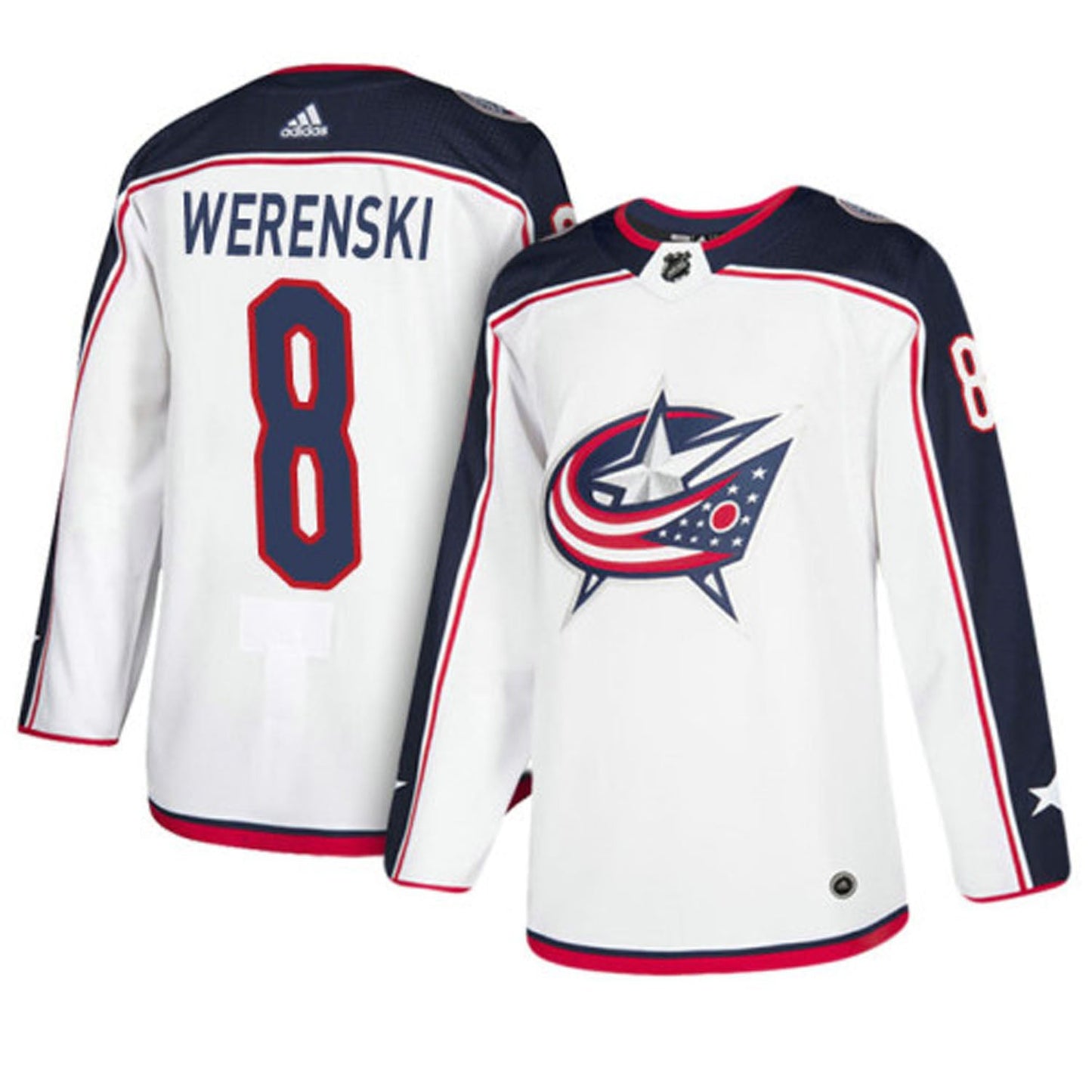 NHL Zach Werenski Columbus Blue Jackets 8 Jersey