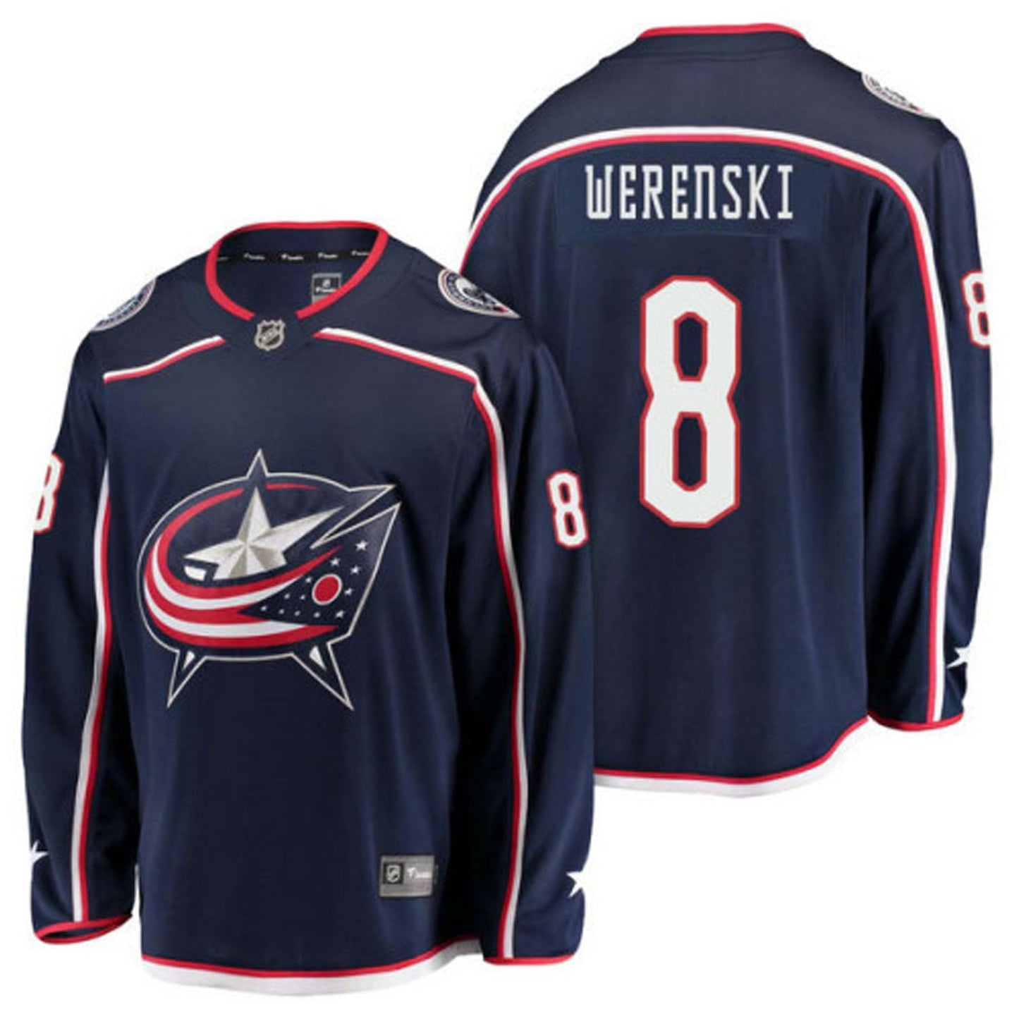 NHL Zach Werenski Columbus Blue Jackets 8 Jersey