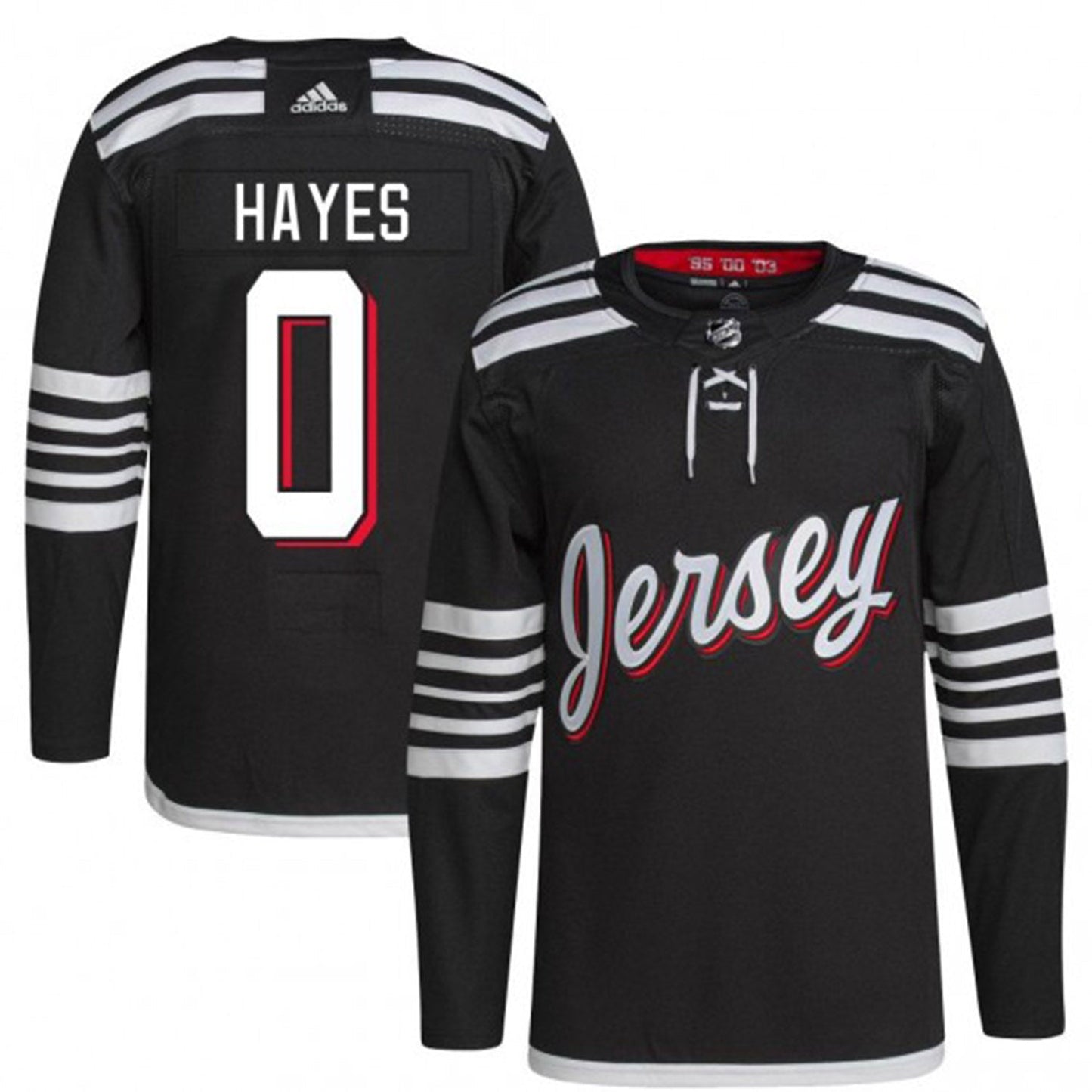 NHL Zachary Hayes New Jersey Devils 0 Jersey