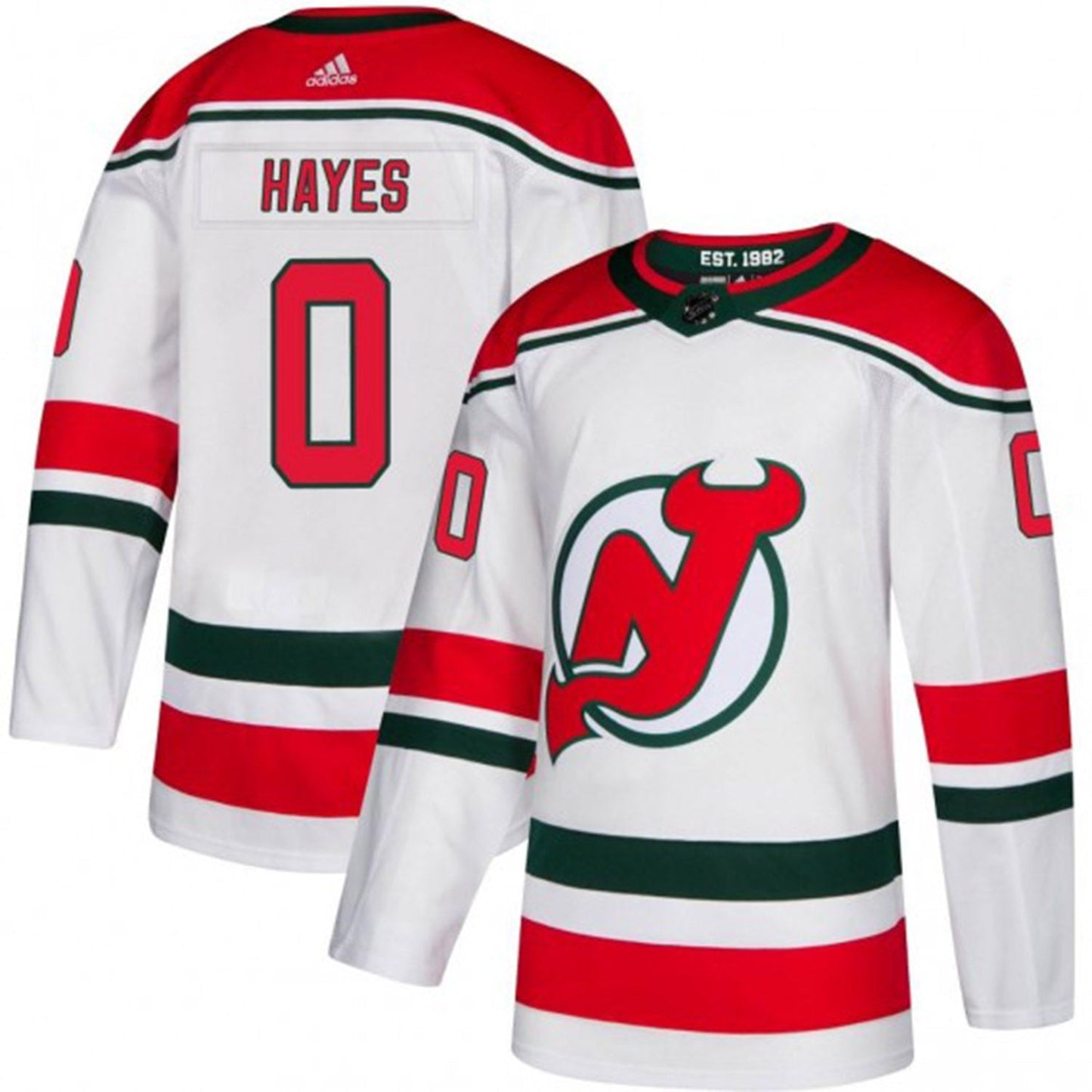 NHL Zachary Hayes New Jersey Devils 0 Jersey