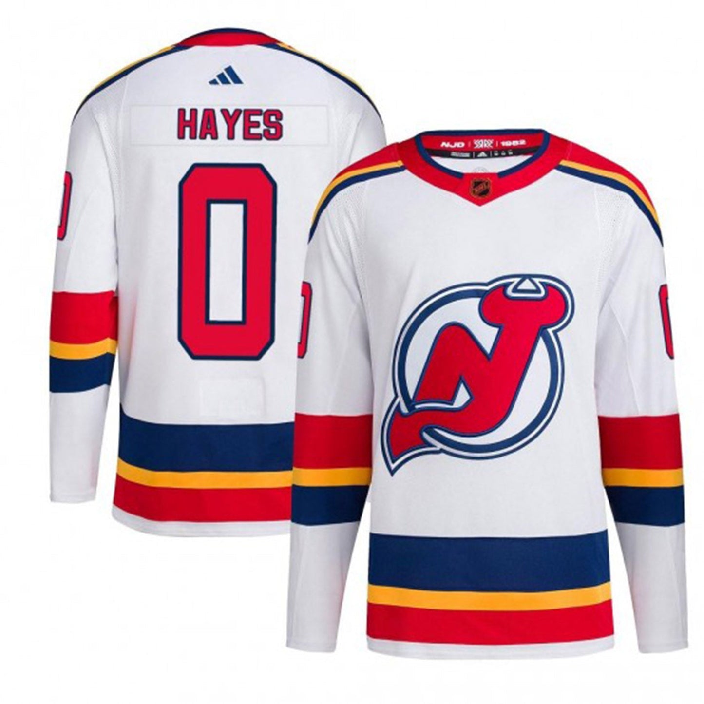 NHL Zachary Hayes New Jersey Devils 0 Jersey