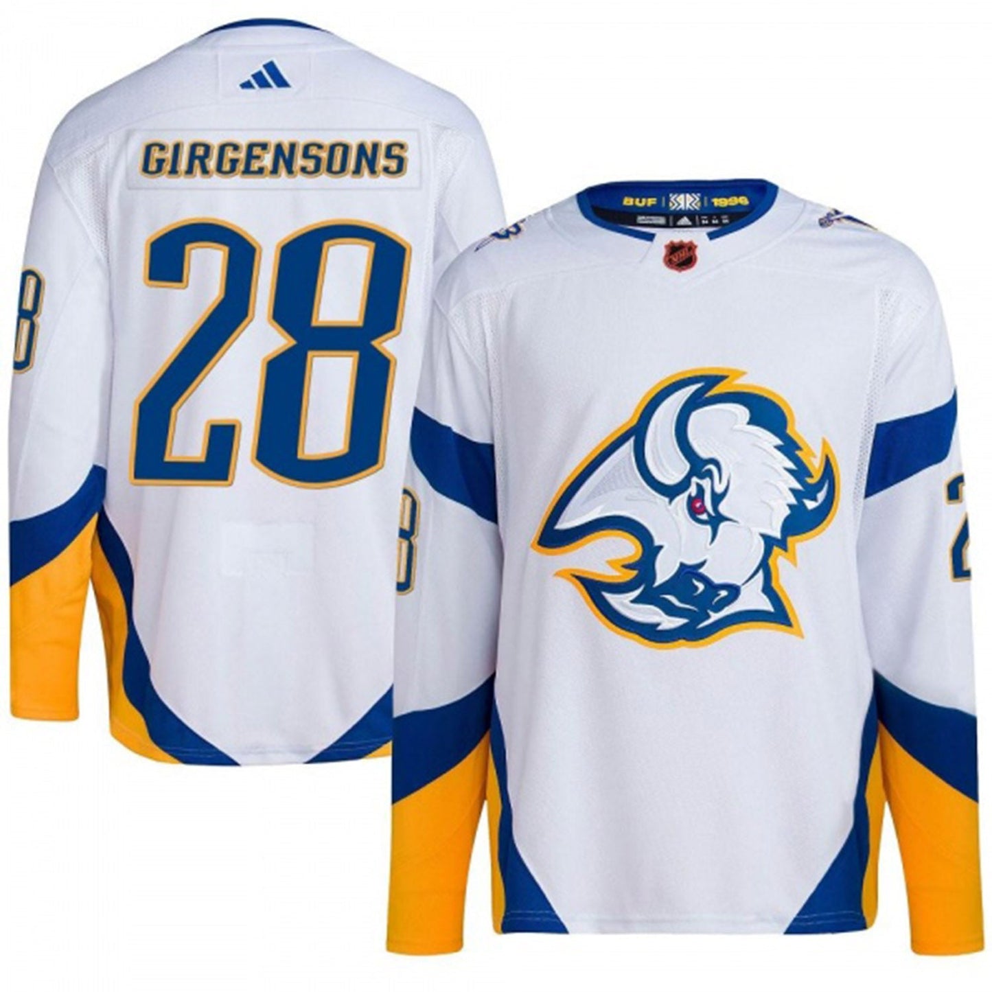 NHL Zemgus Girgensons Buffalo Sabres 28 Jersey