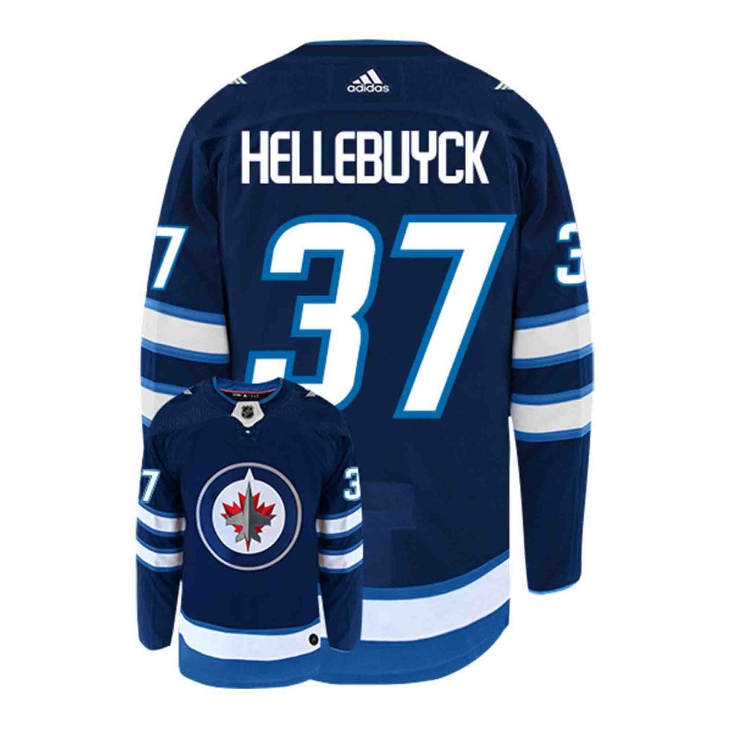 NHL Connor Hellebuyck Winnipeg Jets 37 Jersey