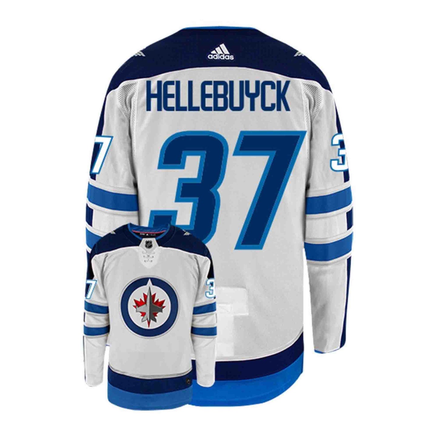 NHL Connor Hellebuyck Winnipeg Jets 37 Jersey