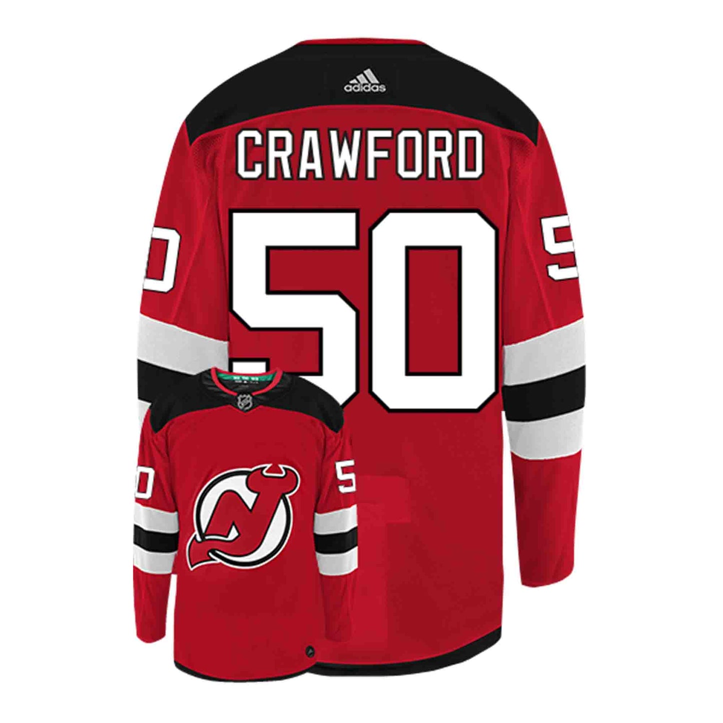 NHL Corey Crawford New Jersey Devils 50 Jersey