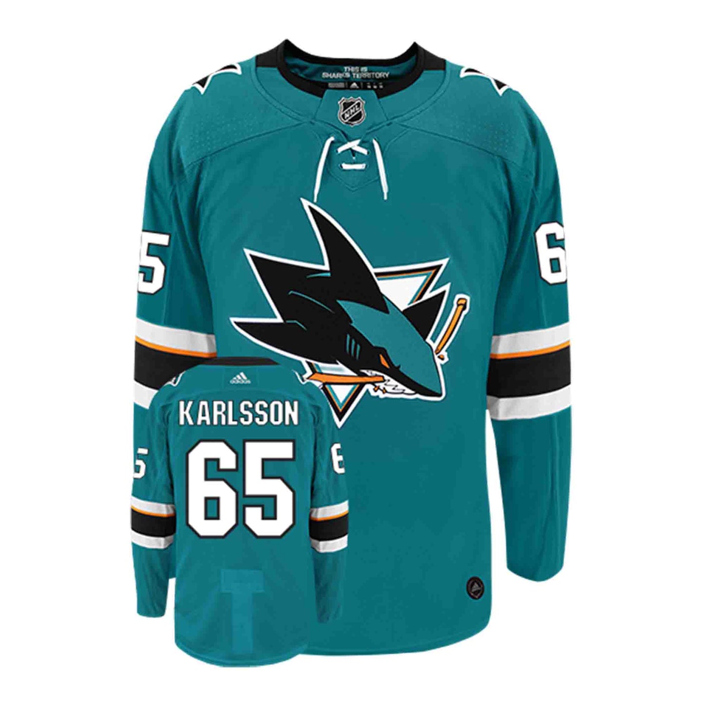 NHL Erik Karlsson San Jose Sharks 65 Jersey