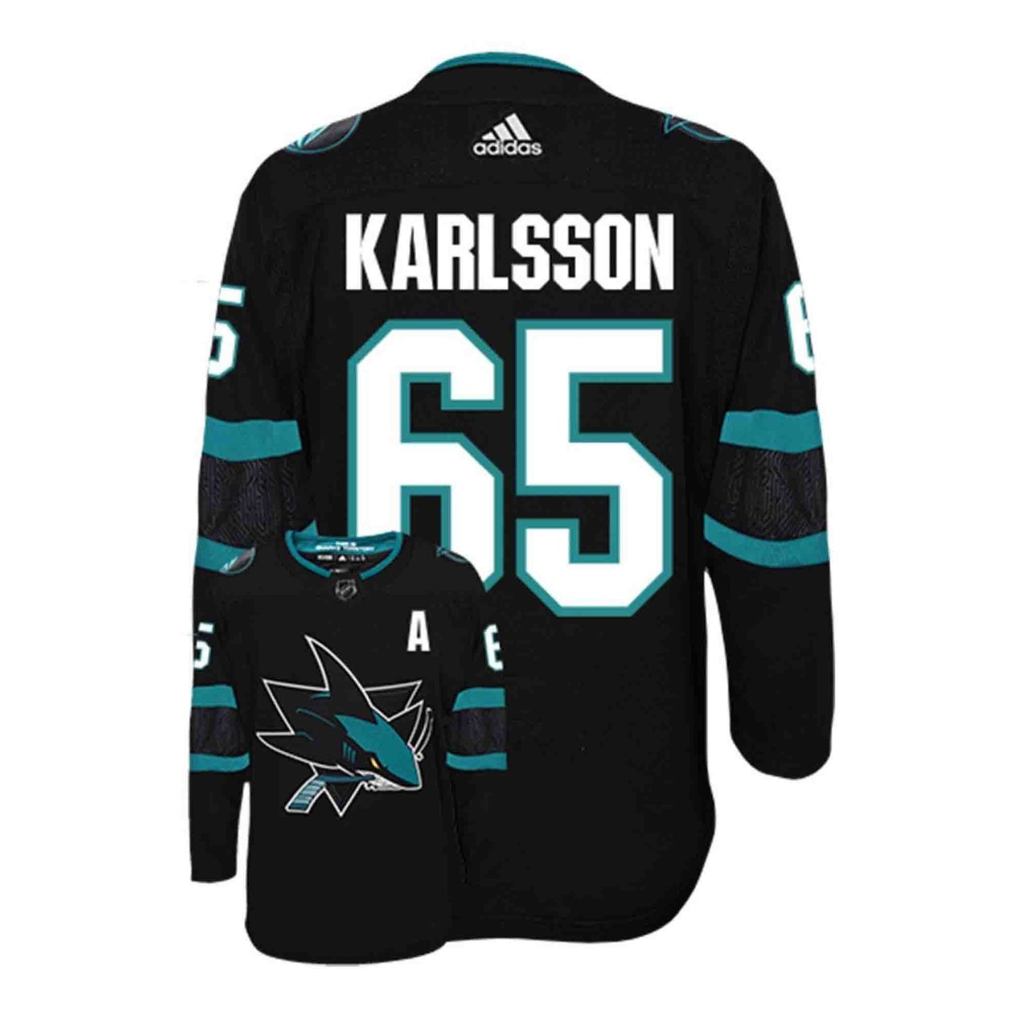 NHL Erik Karlsson San Jose Sharks 65 Jersey