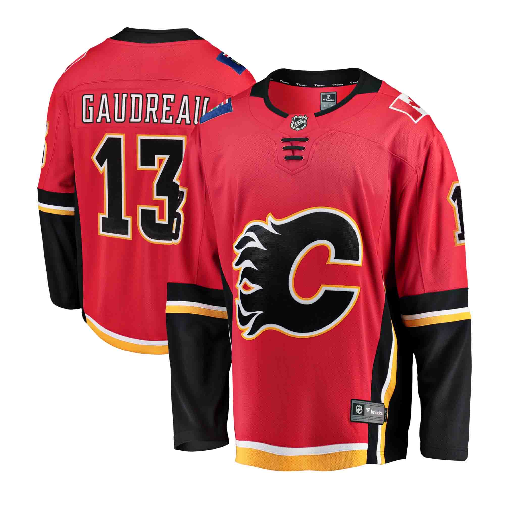 NHL Johnny Gaudreau Calgary Flames 13 Jersey The Jersey King