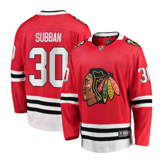 NHL Malcolm Subban Chicago Blackhawks 30 Jersey