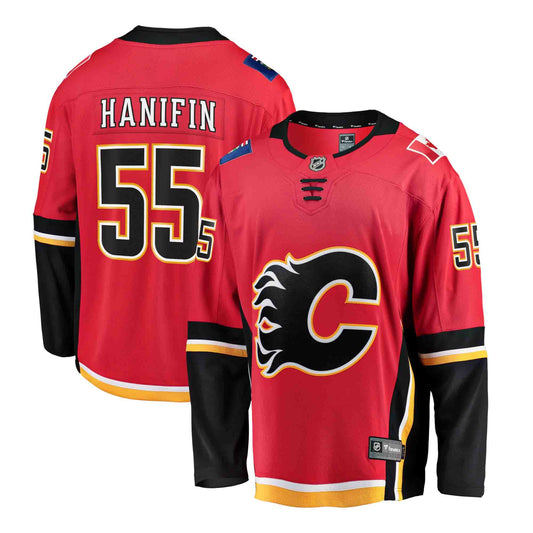 NHL Noah Hanifin Calgary Flames 55 Jersey