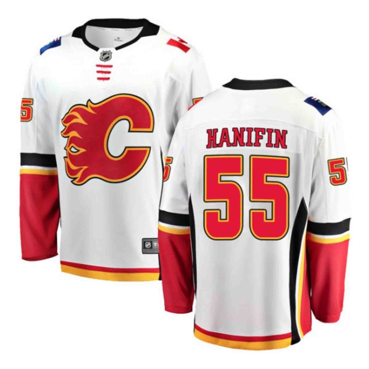 NHL Noah Hanifin Calgary Flames 55 Jersey