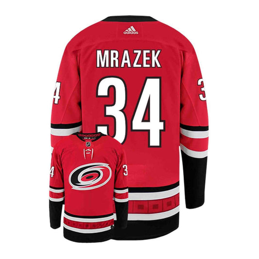 NHL Petr Mrazek Carolina Hurricanes 34 Jersey