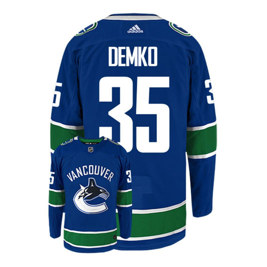 NHL Thatcher Demko Vancouver Canucks 35 Jersey