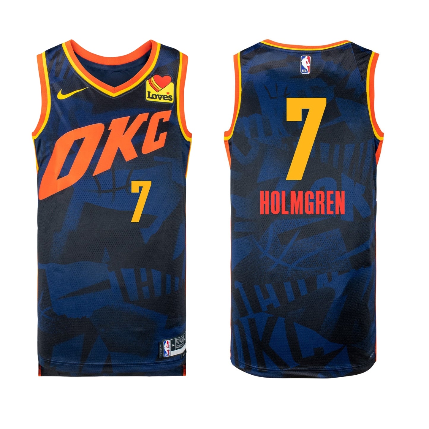 NBA Chet Holmgren Oklahoma City Thunder 7 Jersey