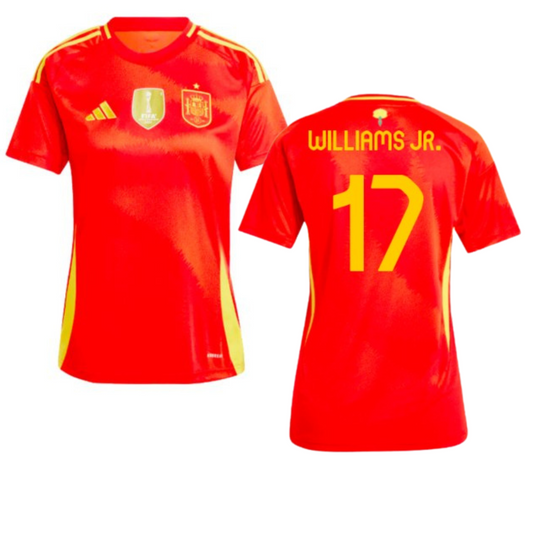 Nico Williams Jr Spain 17 Jersey