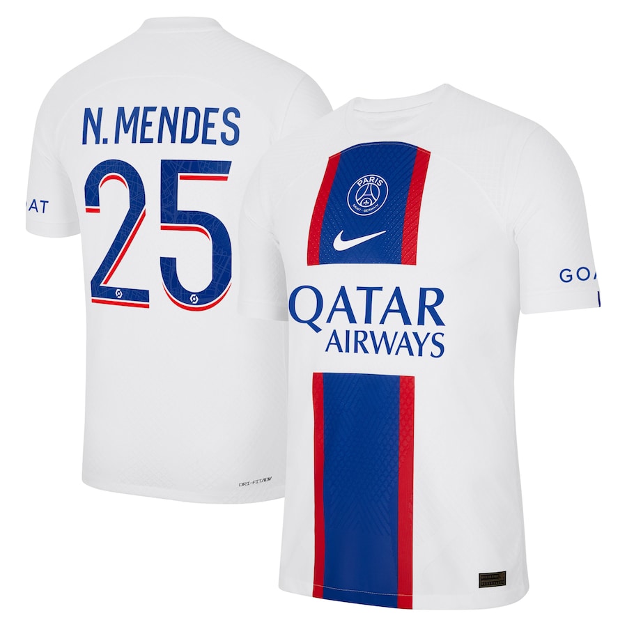 Nuno Mendes PSG 25 Jersey