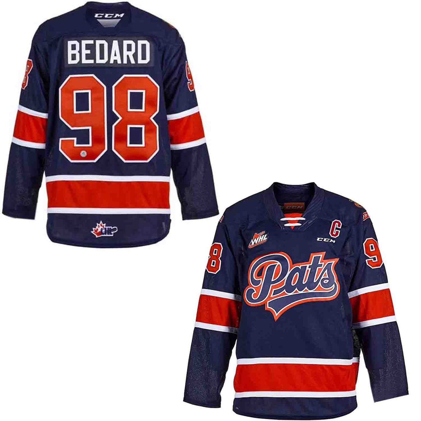 WHL Connor Bedard Regina Pats 98 Jersey