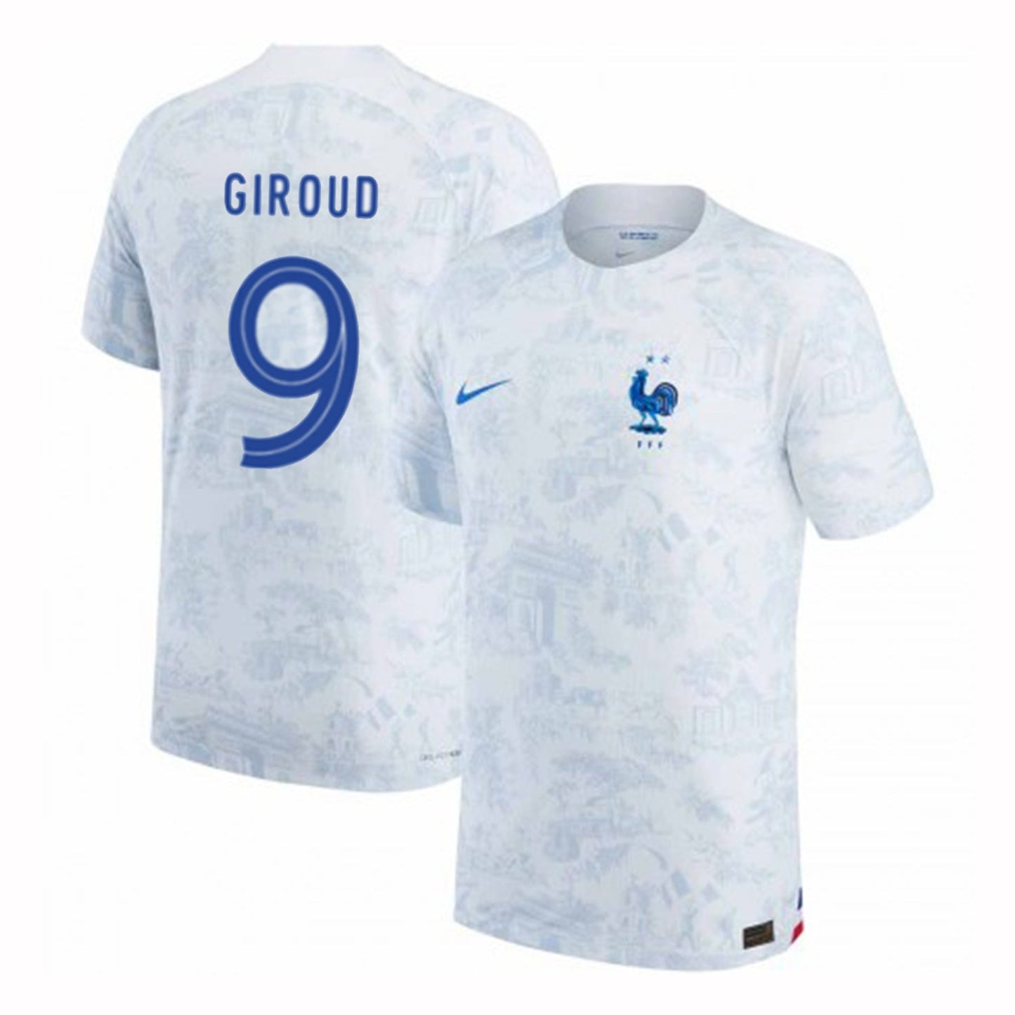 Olivier Giroud France 9 FIFA World Cup Jersey