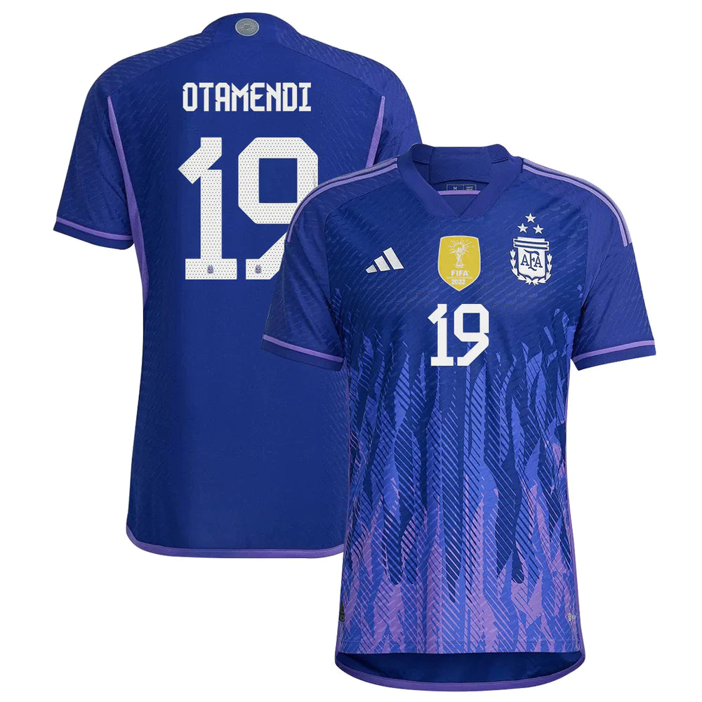 Nicolas Otamendi Argentina 19 FIFA World Cup Jersey