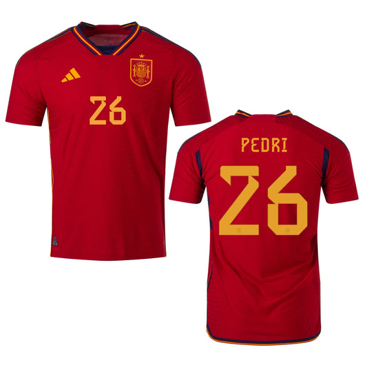 Pedri Spain 26 FIFA World Cup Jersey