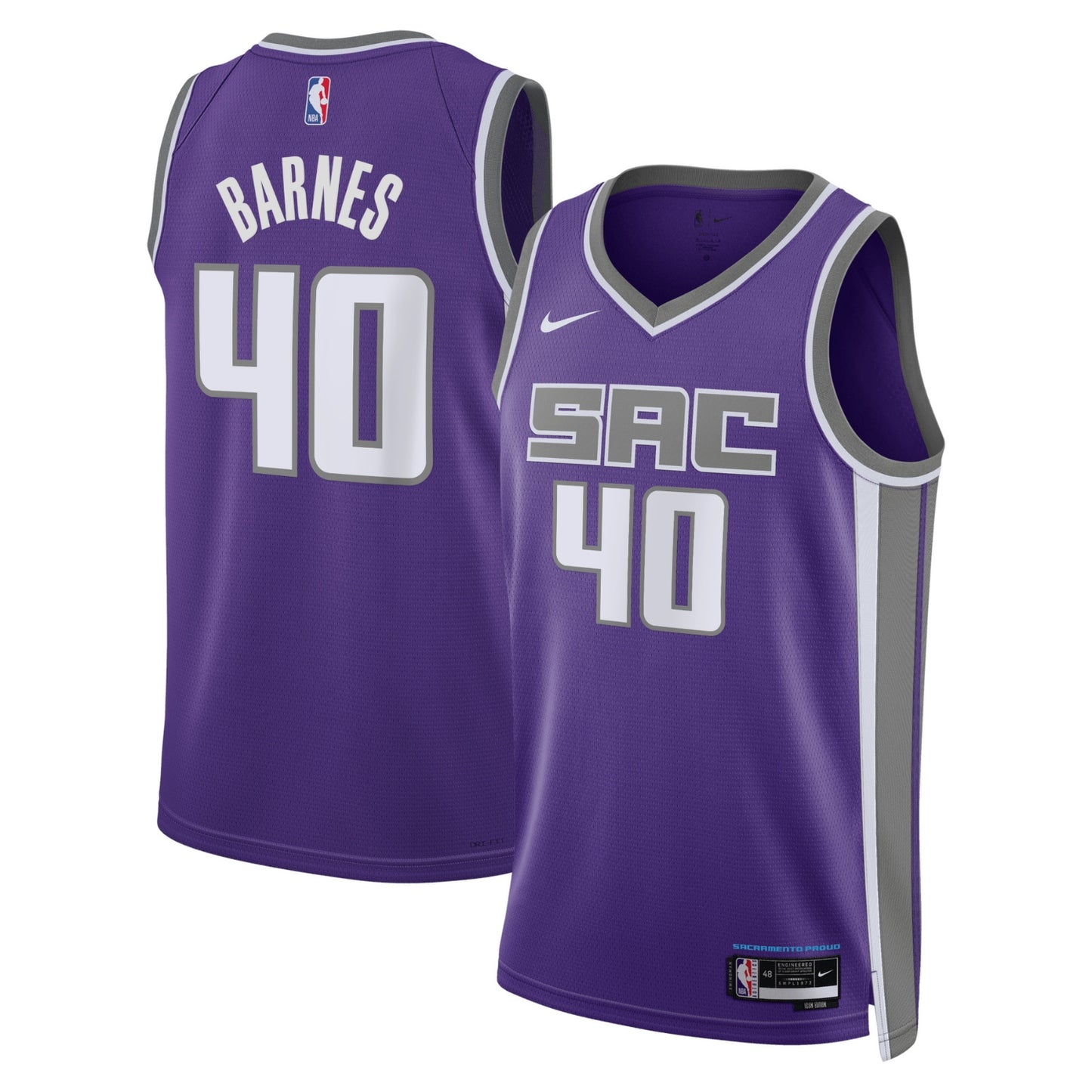 NBA Harrison Barnes Sacramento Kings 40 Jersey