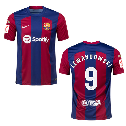 Robert Lewandowski Barcelona 9 jersey