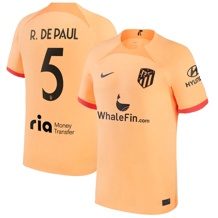 Rodrigo De Paul Atletico Madrid 5 Jersey