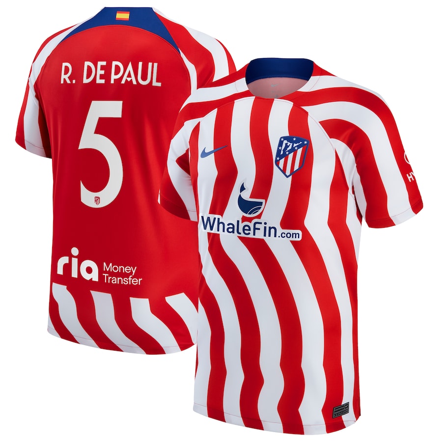 Rodrigo De Paul Atletico Madrid 5 Jersey