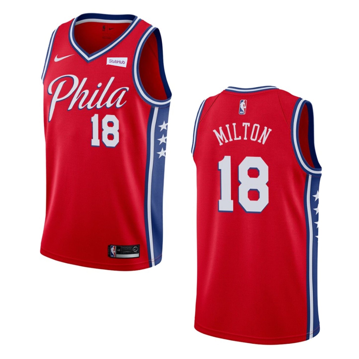 NBA Shake Milton Philadelphia 76ers 18 Jersey