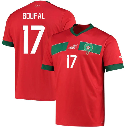 Sofiane Boufal Morocco 17 FIFA World Cup Jersey