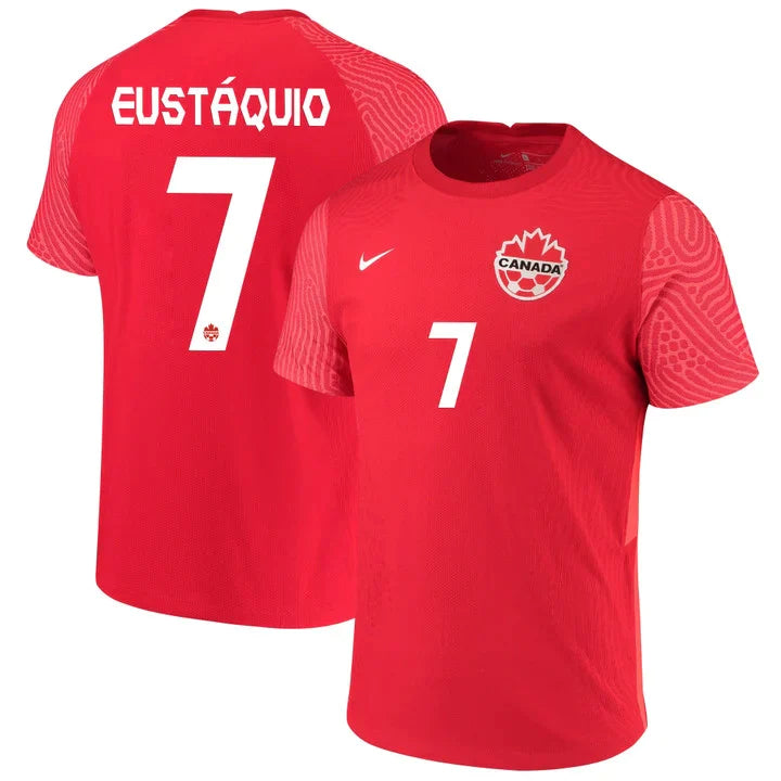 Stephen Eustaquio Canada 7 FIFA World Cup Jersey