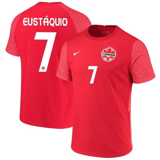 Stephen Eustaquio Canada 7 FIFA World Cup Jersey