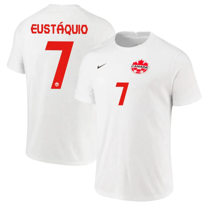 Stephen Eustaquio Canada 7 FIFA World Cup Jersey