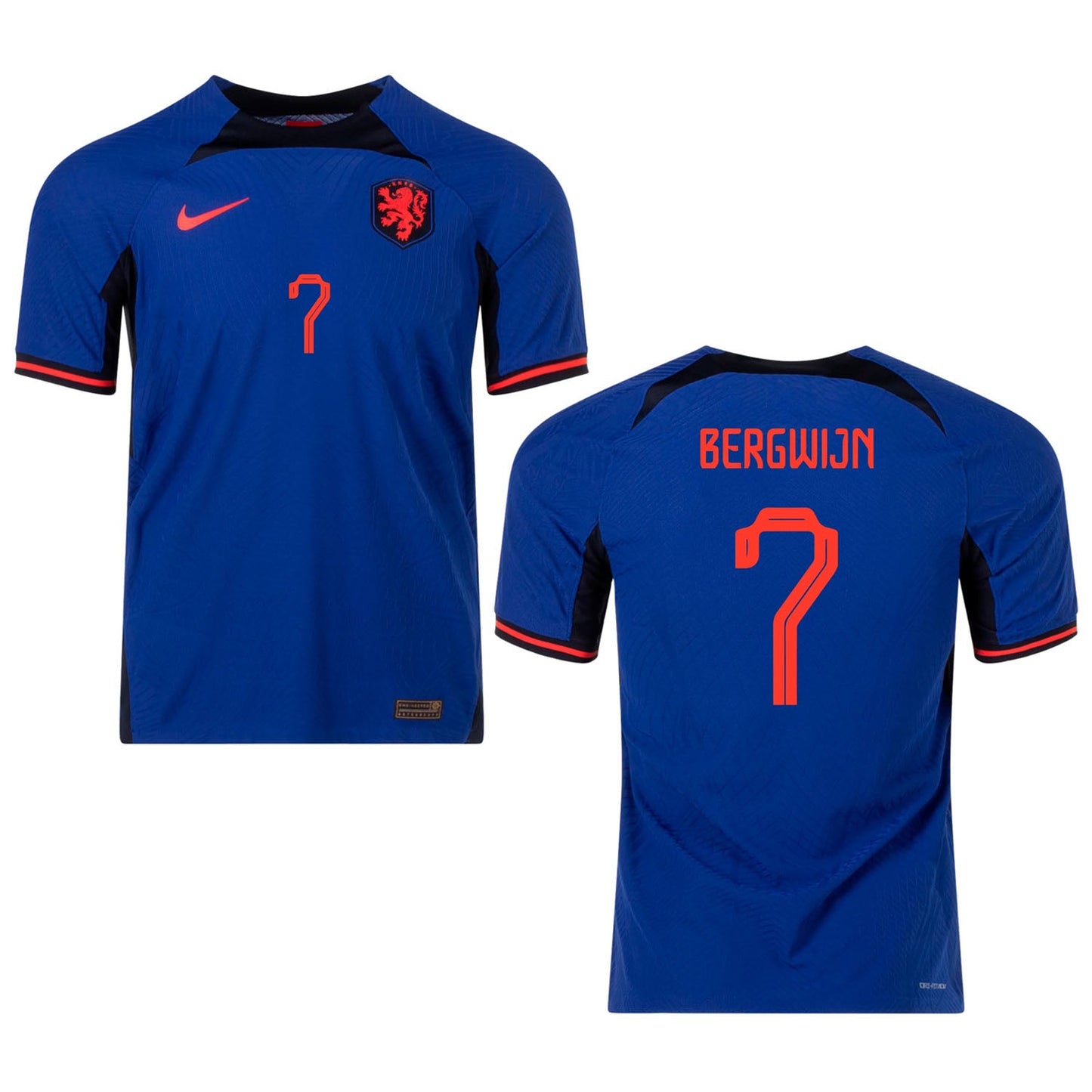 Steven Bergwijn Netherlands 7 FIFA World Cup Jersey