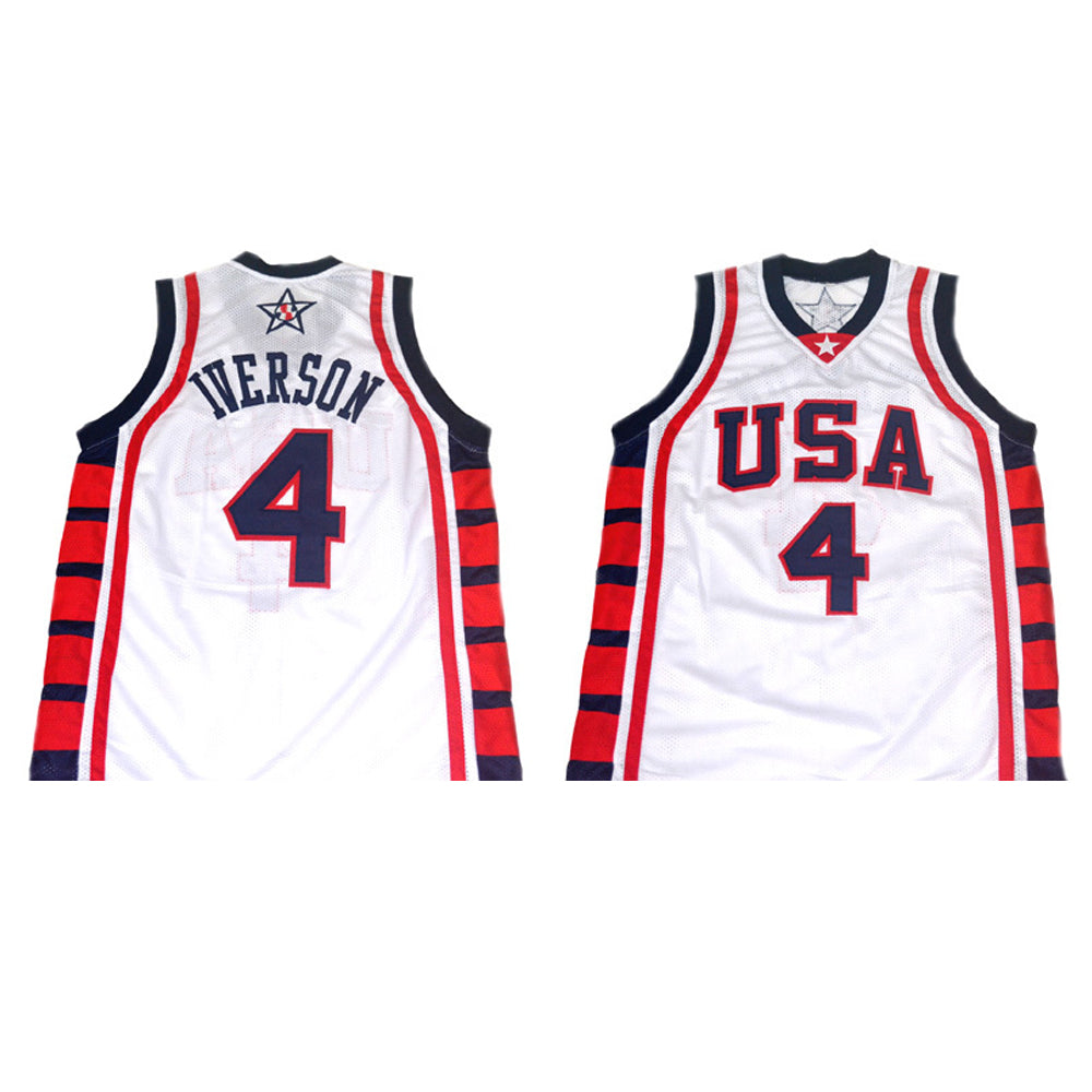 Team USA Allen Iverson 4 Jersey