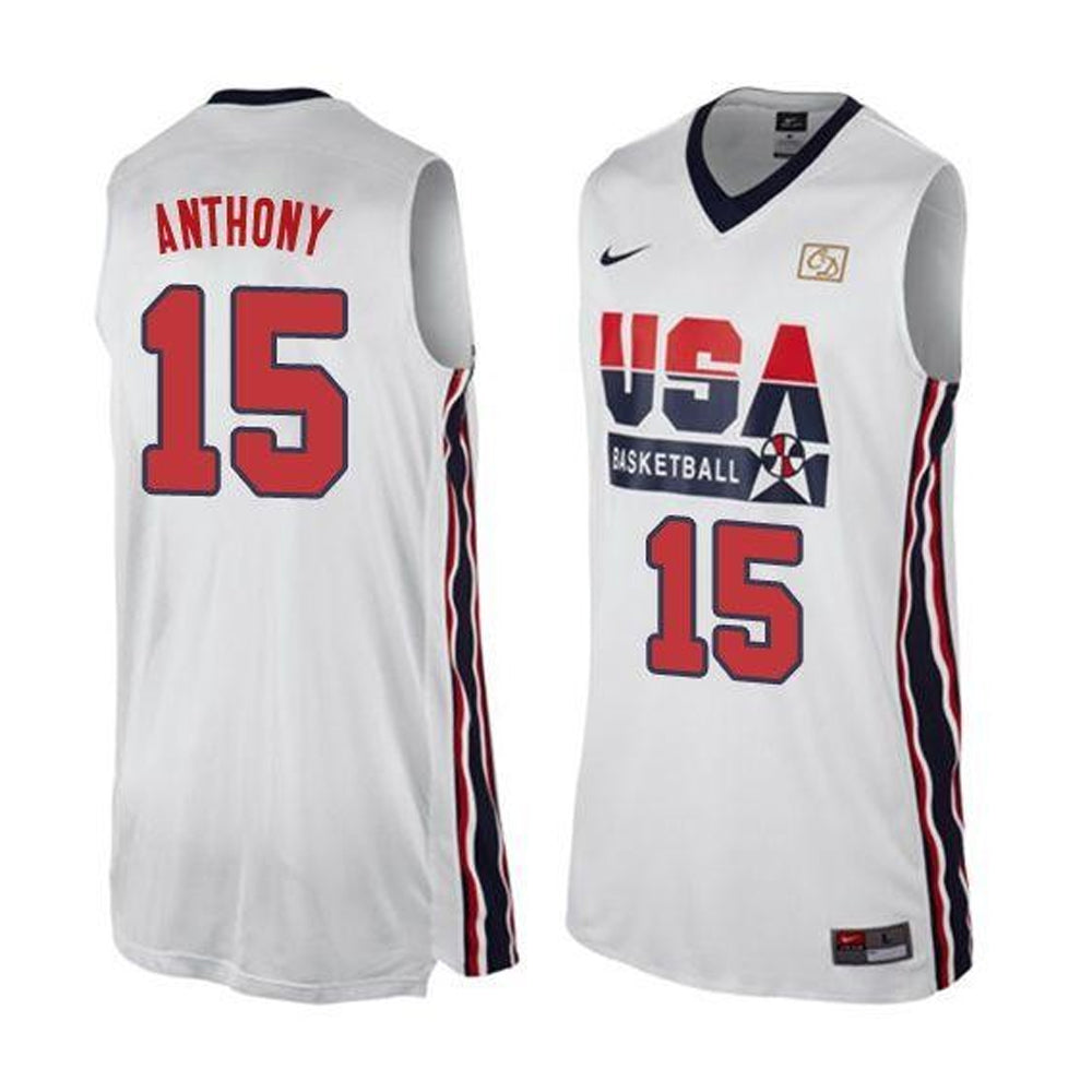 Team USA Carmelo Anthony 15 Jersey The Jersey King