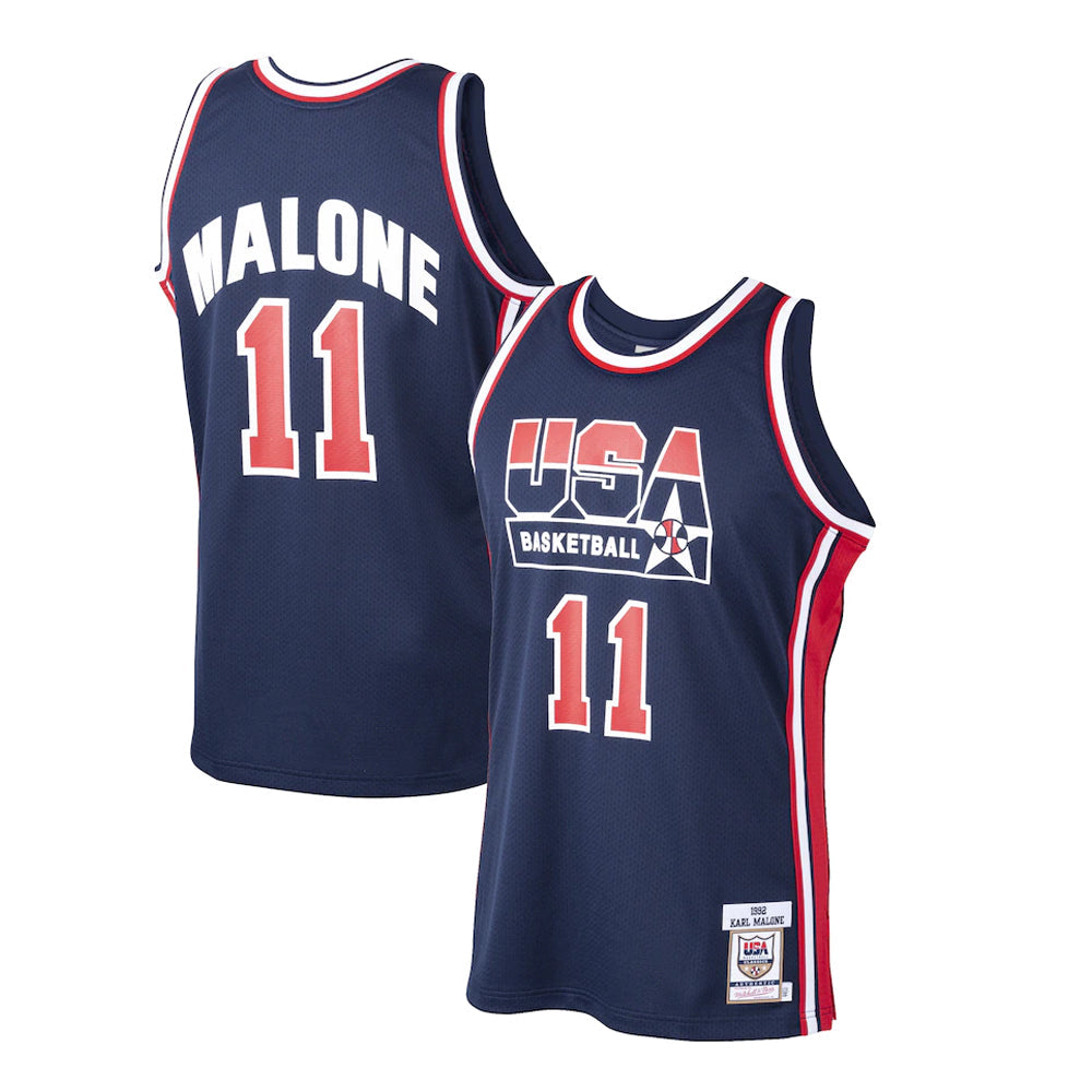 Team USA Karl Malone 11 Jersey