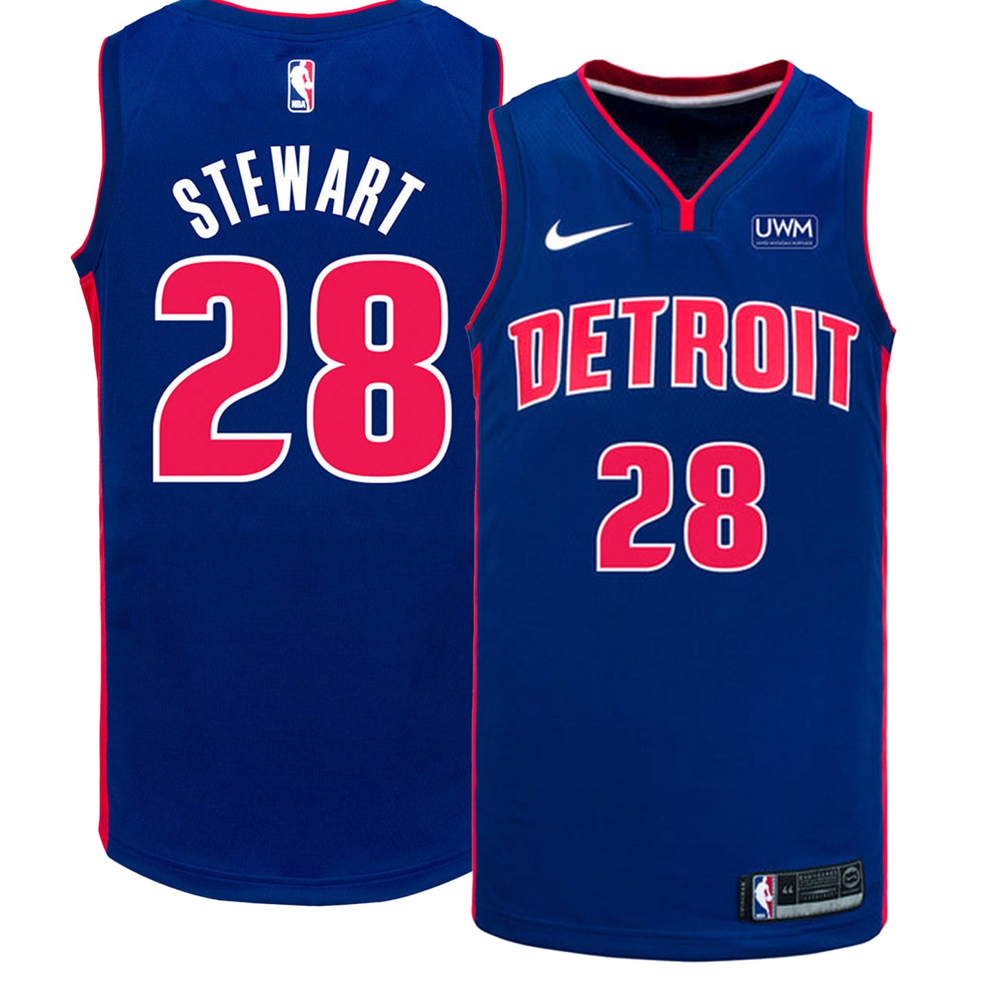 NBA Isaiah Stewart Detroit Pistons 28 Jersey