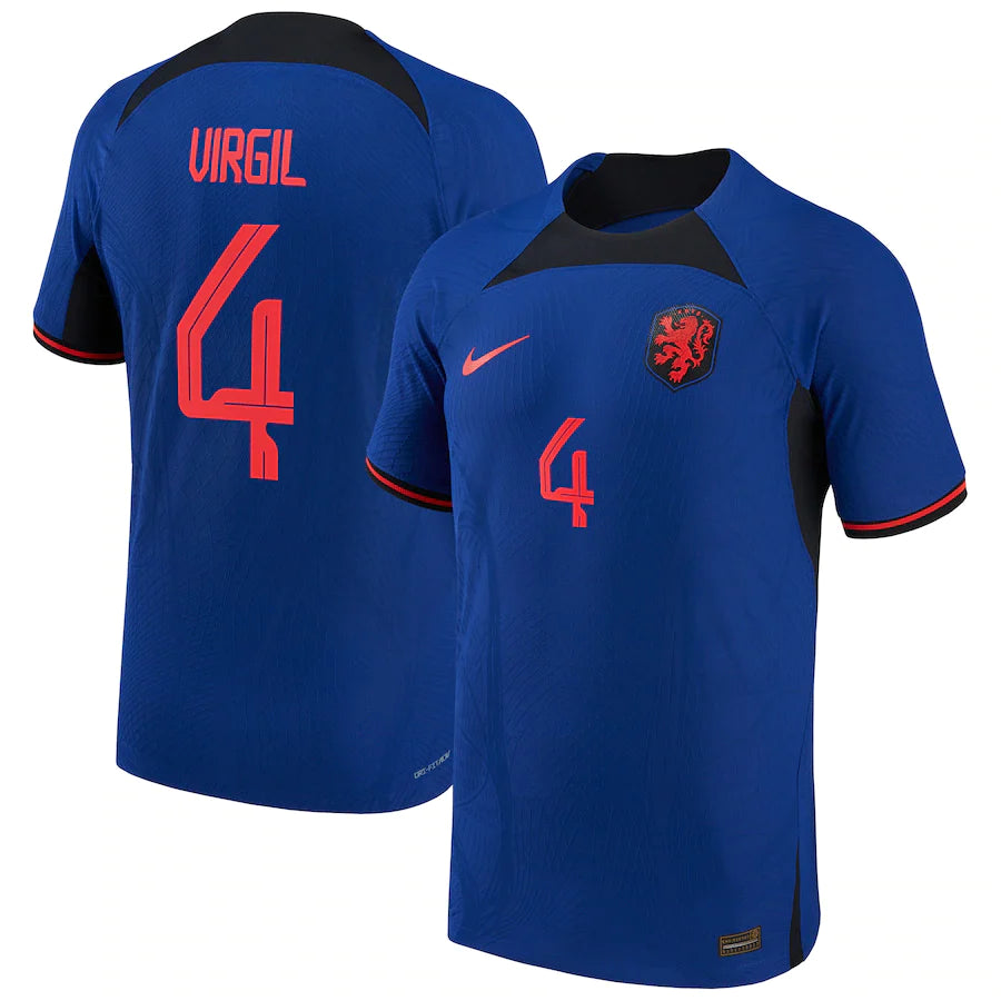 Virgil van Dijk Netherlands 4 FIFA World Cup Jersey