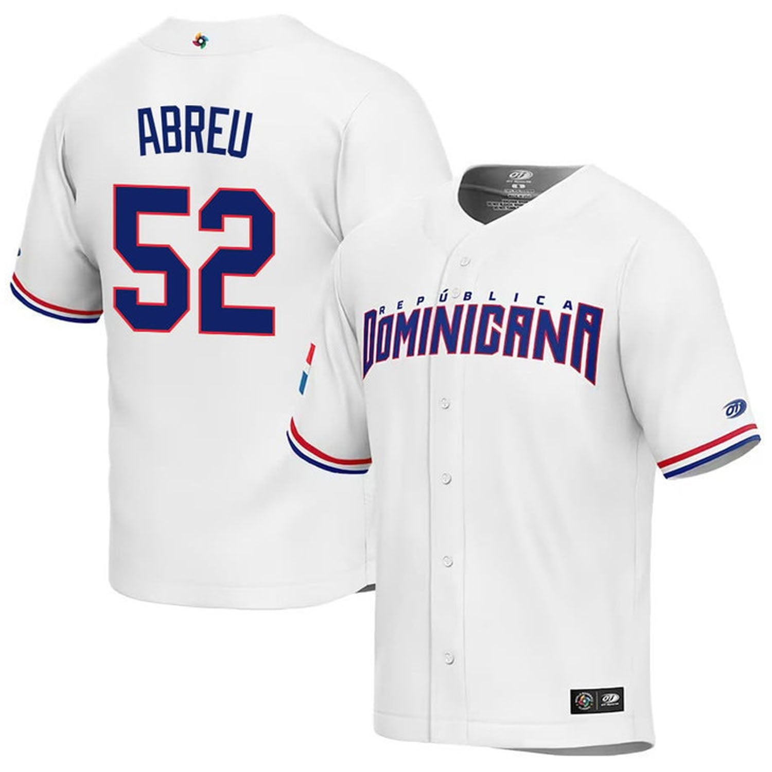 WBC Bryan Abreu Dominican Republic 52 Jersey The Jersey King