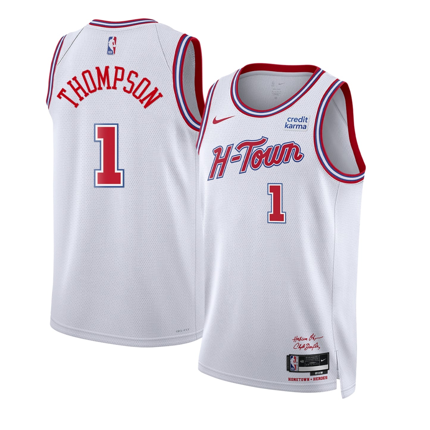 NBA Amen Thompson Houston Rockets 1 Jersey