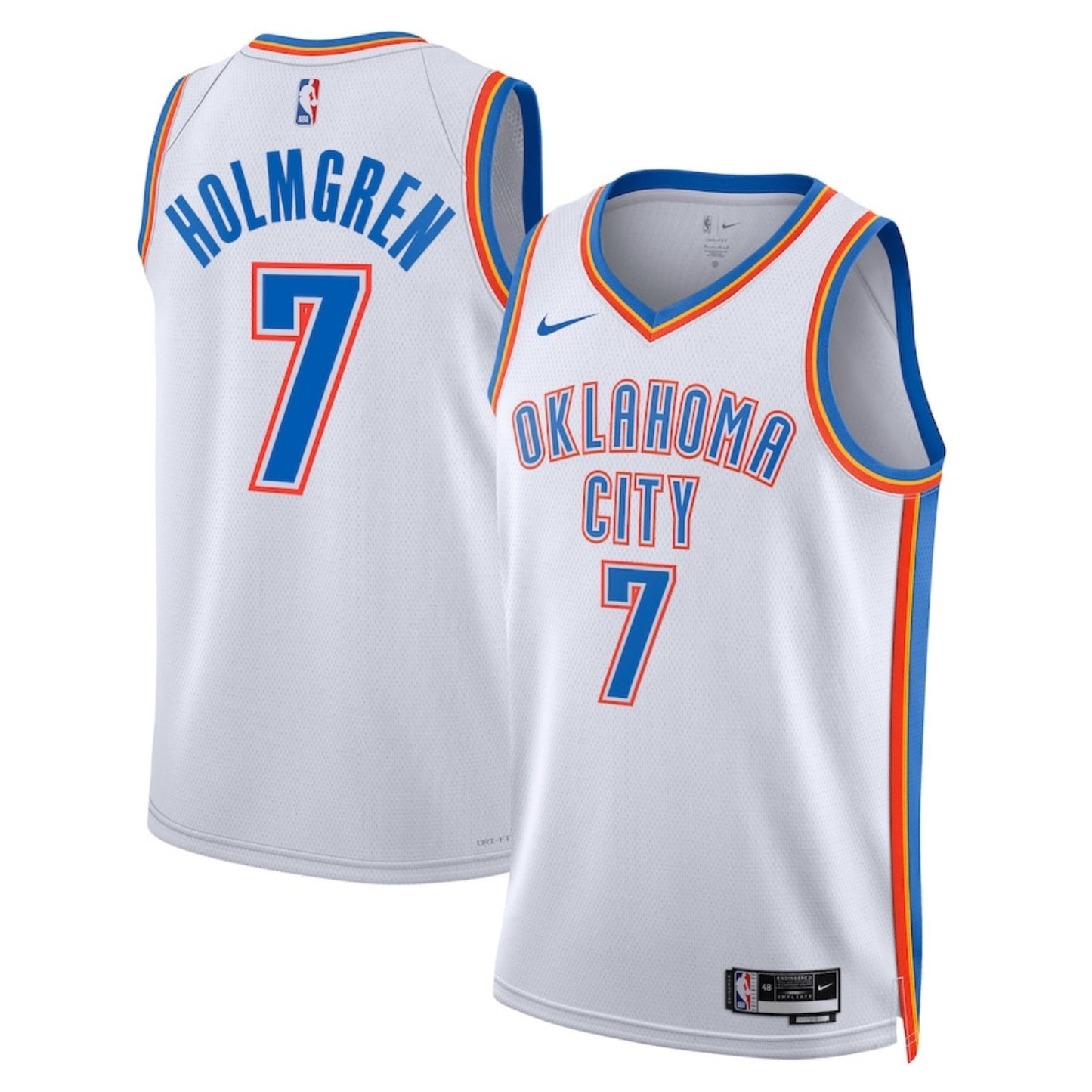 NBA Chet Holmgren Oklahoma City Thunder 7 Jersey